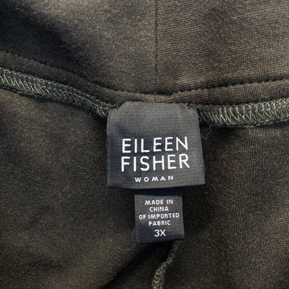 Eileen Fisher Dress Pants Women's Size 3X,Zipper,Stretch,Wide Leg - Picture 3 of 9